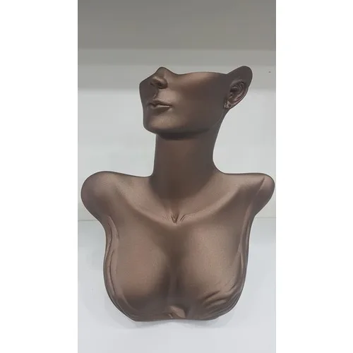 Enlightened Decor Polyester Painted Body Coffee Jewelry Mannequin