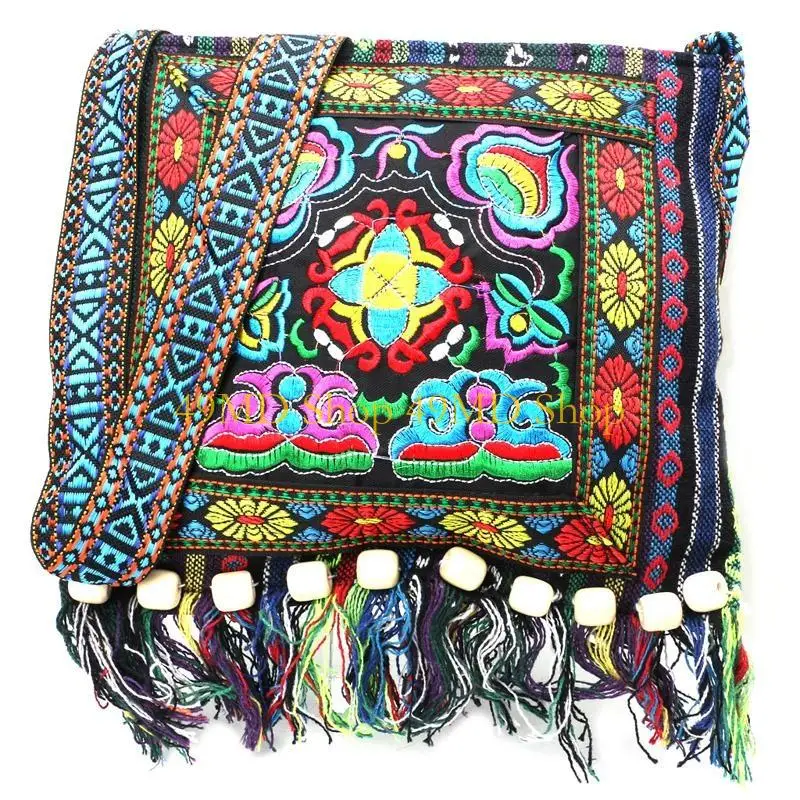 

49MD Chinese Embroidery Hill Tribe for Tote Bag