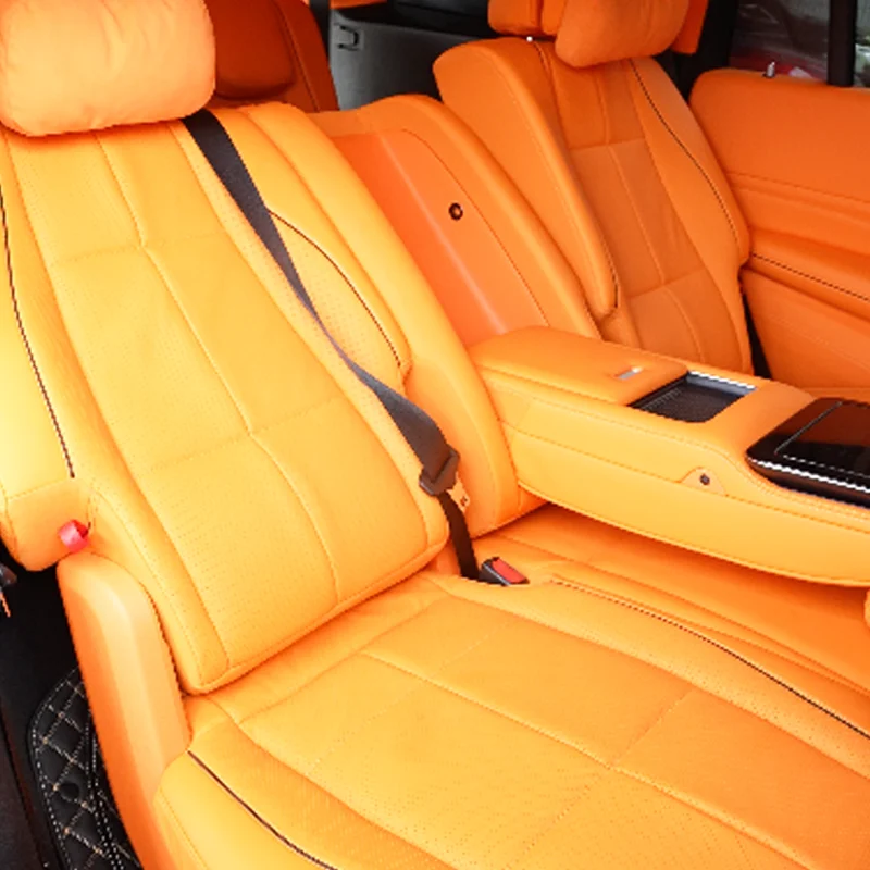 Full-Car Seat Covers Replacement for  GLS450 -- Orange