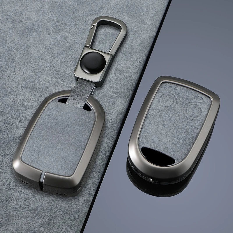 

Zinc Alloy Protective Key Fob Cover for DAF XF530FT/MX340 Trucks - 2-Button Smart Key Shell Case for Volvo DAF Keys