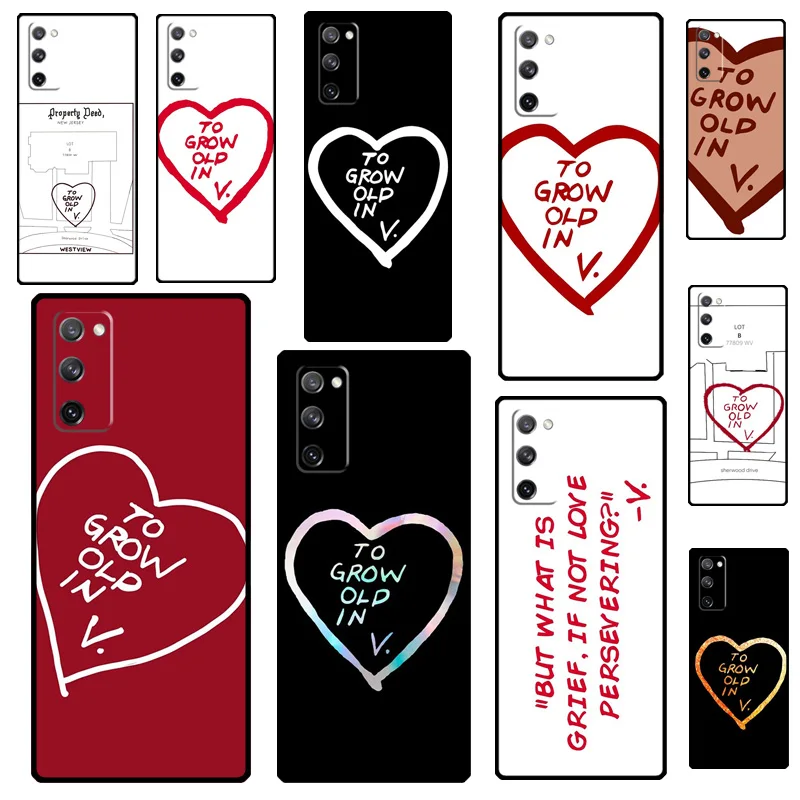 to grow old in v Case For Samsung Galaxy S26 Ultra S24 S23 S22 S21 S25 Ultra Plus S10 S20 FE S25 FE Back Cover