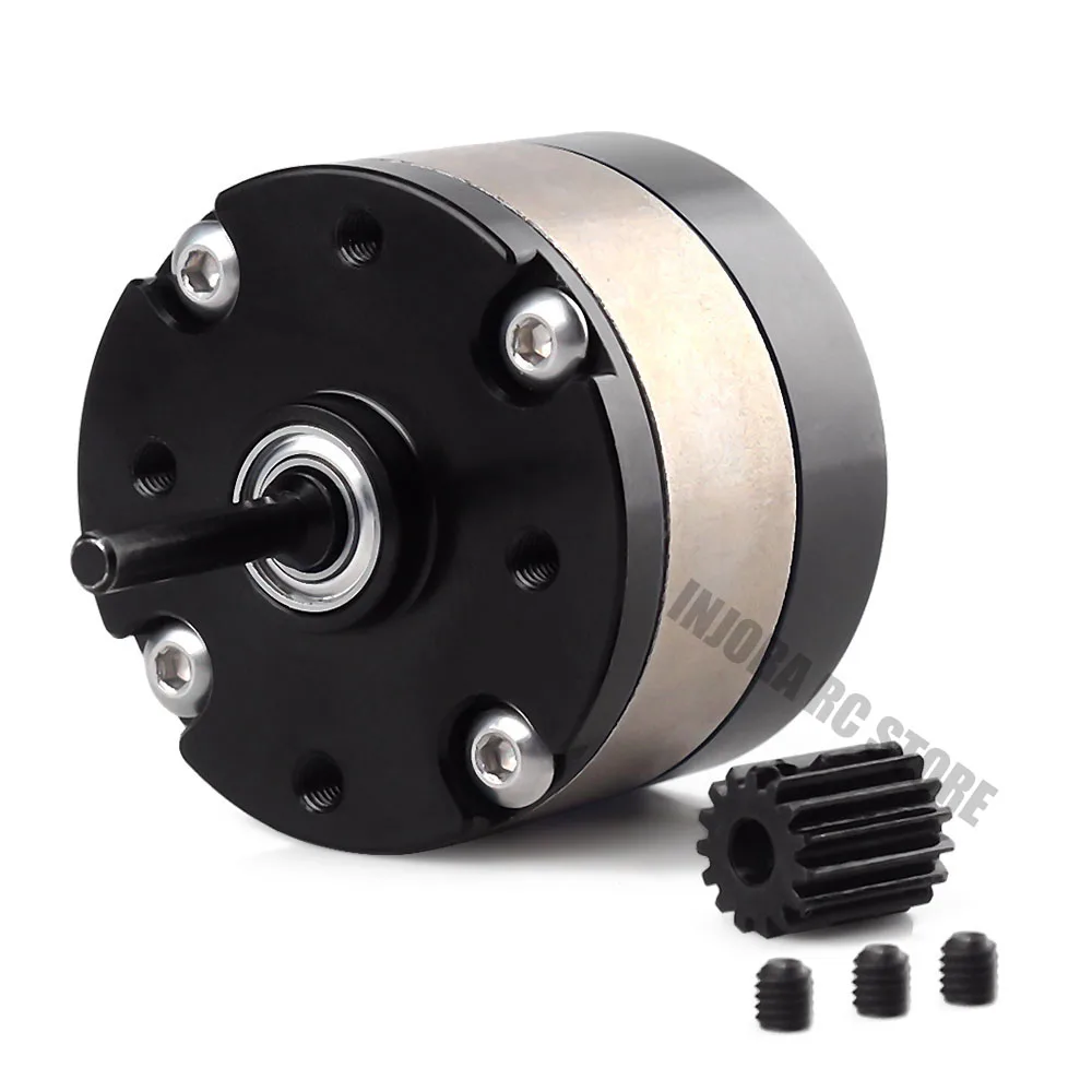 Metal 1:3 Gear Reduction Planetary Gearbox Transmission Box for 1/10 RC Crawler Car Axial SCX10 Motor Parts