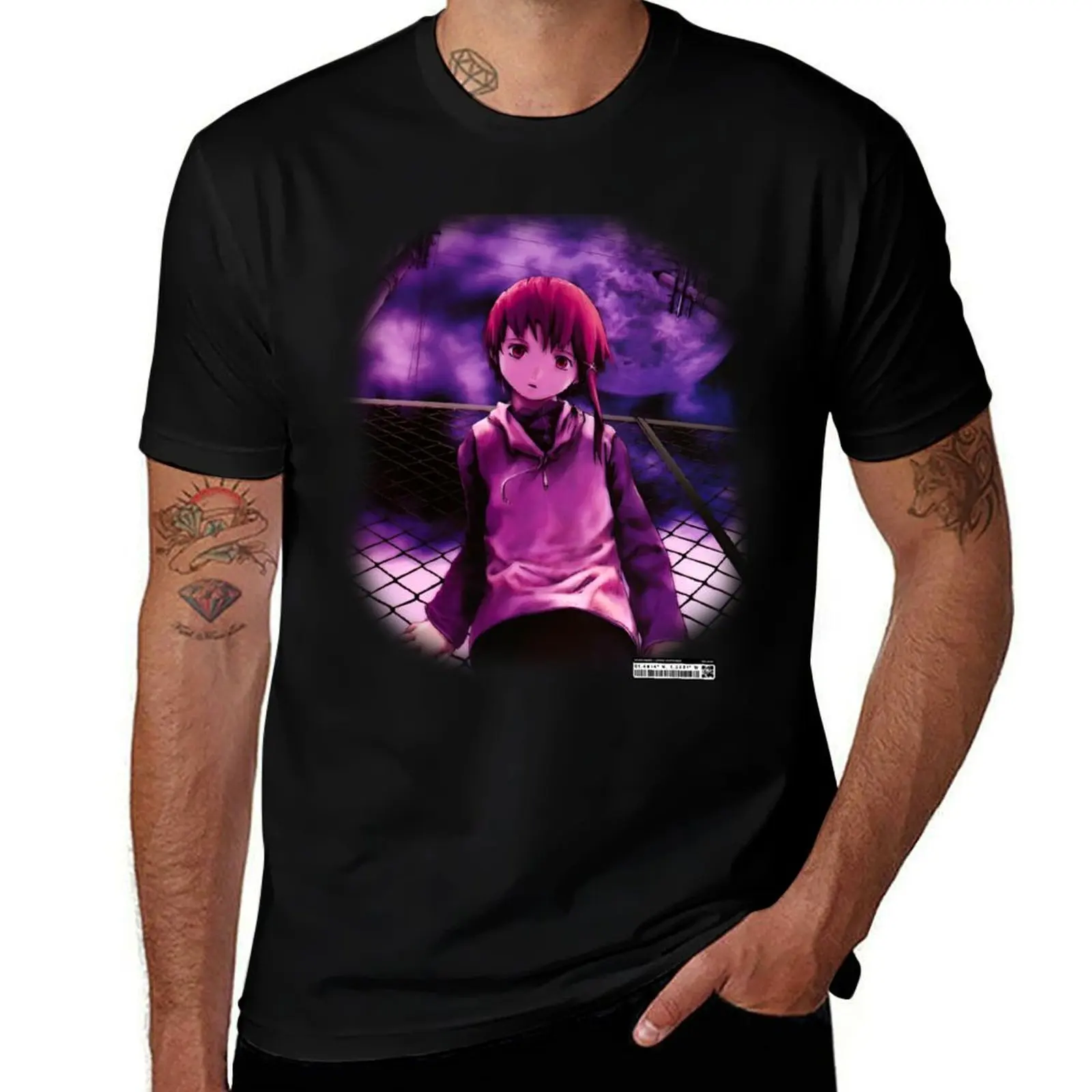 Serial Experiment Lain T-Shirt man t shirt cotton high quality cotton t shirt pack t shirts designer T-Shirt