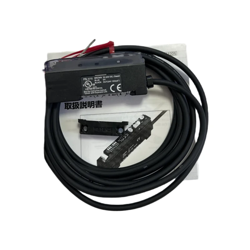 KEYENCE FS-V11 FS-V10 FS-V11P FS-V12P Fiber Optic Sensor Amplifier Cable Type Host NPN Used for Counting Detection in Stock