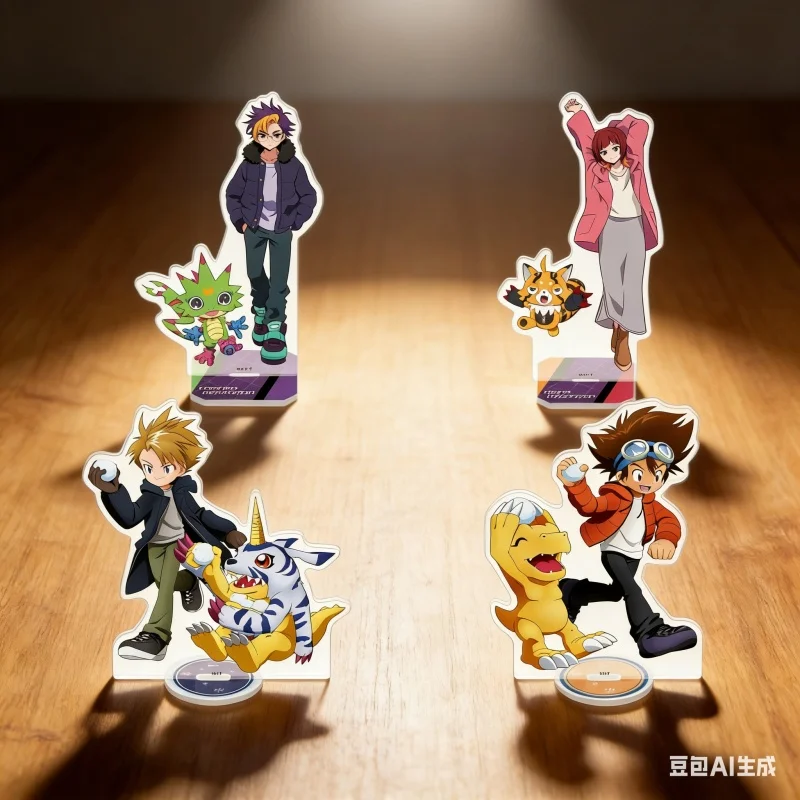 10 см аниме Digimon Beatbreak персонаж акриловая подставка Tomoro и Gekkomon Tai и Agumon орнамент аксессуары игрушка для коллекционирования подарков
