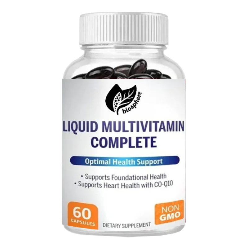 

Full Spectrum Vitamins and Minerals, Containing A Mixture of 42 Fruits and Vegetables, Easy To Absorb (60 Vegan Capsules)