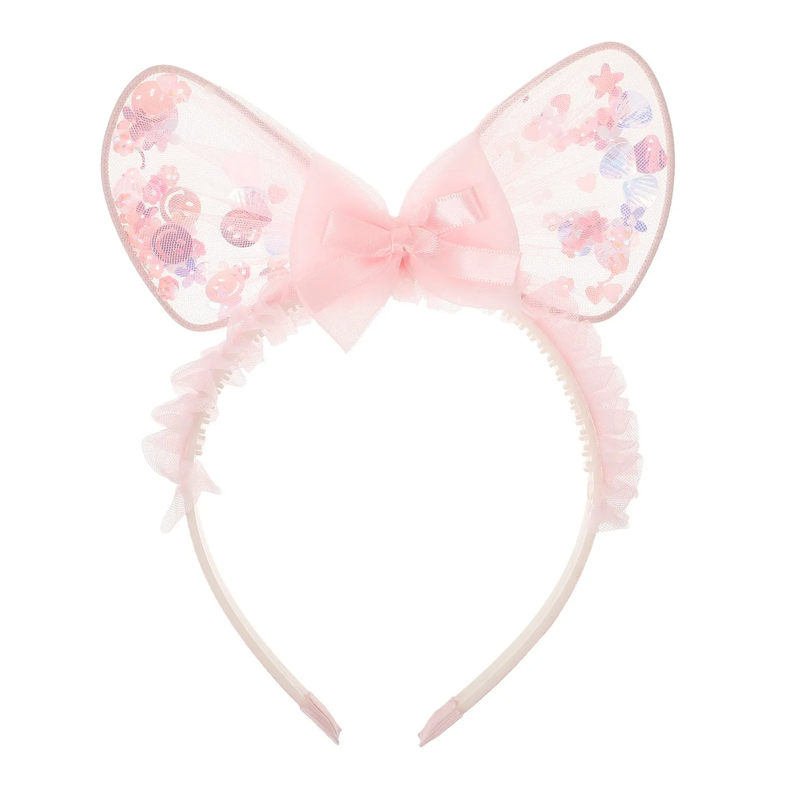 

Princess Tulle Hair Clip Girls Headband Bow Headdress For Birthday Wedding Party Prom Hair Accessories For Women Girls