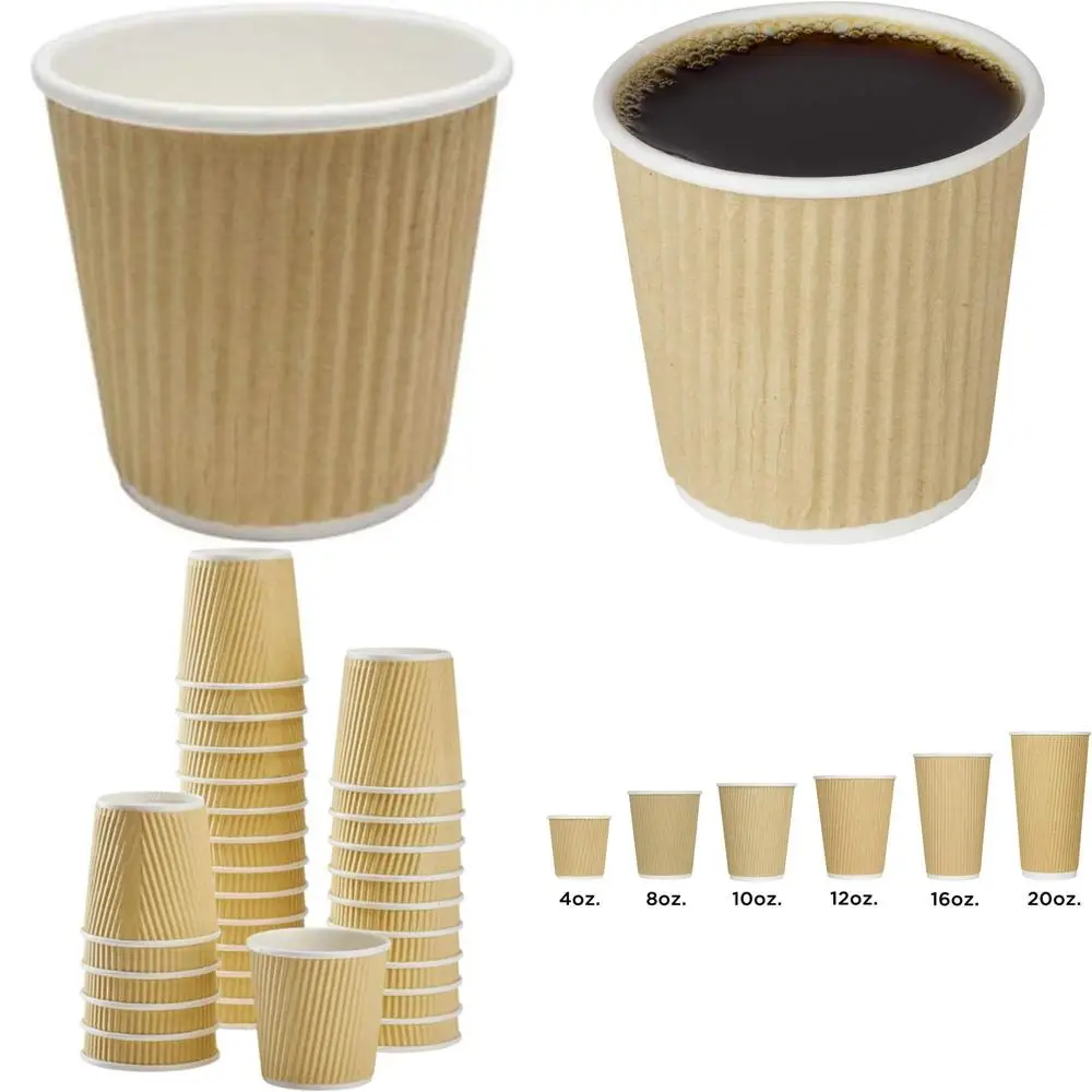 

Одноразовые бумажные стаканчики 4 унции, 1000 штук, идеально подходят для вечеринок, пикников и офисного использования