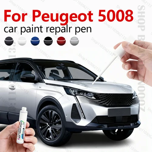 Para Peugeot 5008 GT 2017-2025 P84 pluma de reparación de pintura removedor de arañazos DIY accesorios para automóviles negro blanco rojo azul gris marrón