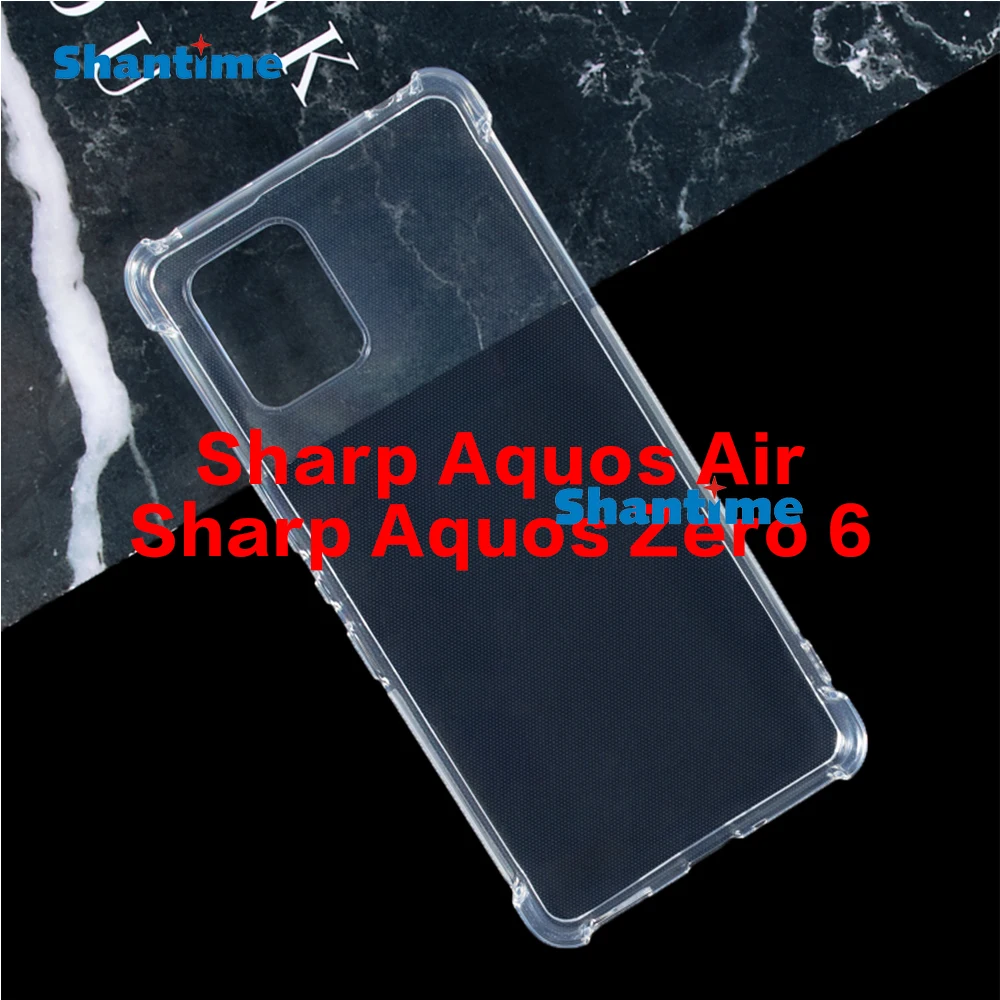 Designed for Sharp Aquos Air Case Crystal Clear, Non-Yellowing Military-Grade Drop Protection Slim Shockproof Cover