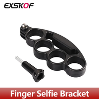 Ring Selfie Bracket Finger Selfie Mount For GoPro Hero 13 12 11 10 9 8 7 6 5 Insta360 X2 X3 X4 DJI Osmo 5 4 3 2 Action Camera