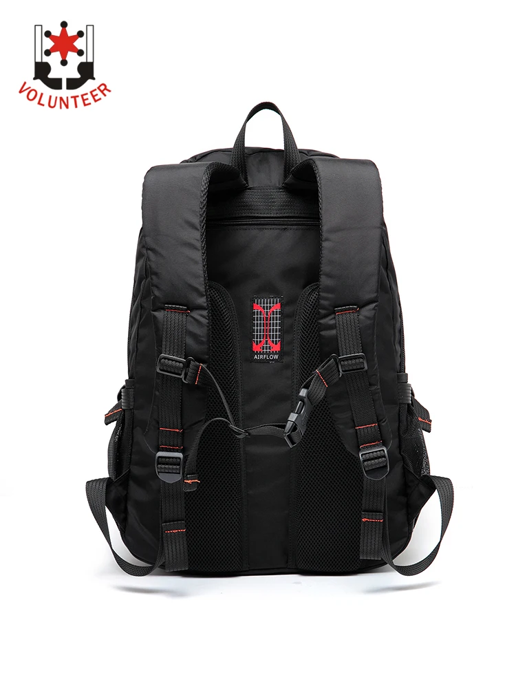 Mochila impermeável masculina, bolsa para laptop de grande capacidade, moda monocromática, viagem e escola, casual e elegante, 2023, 2023