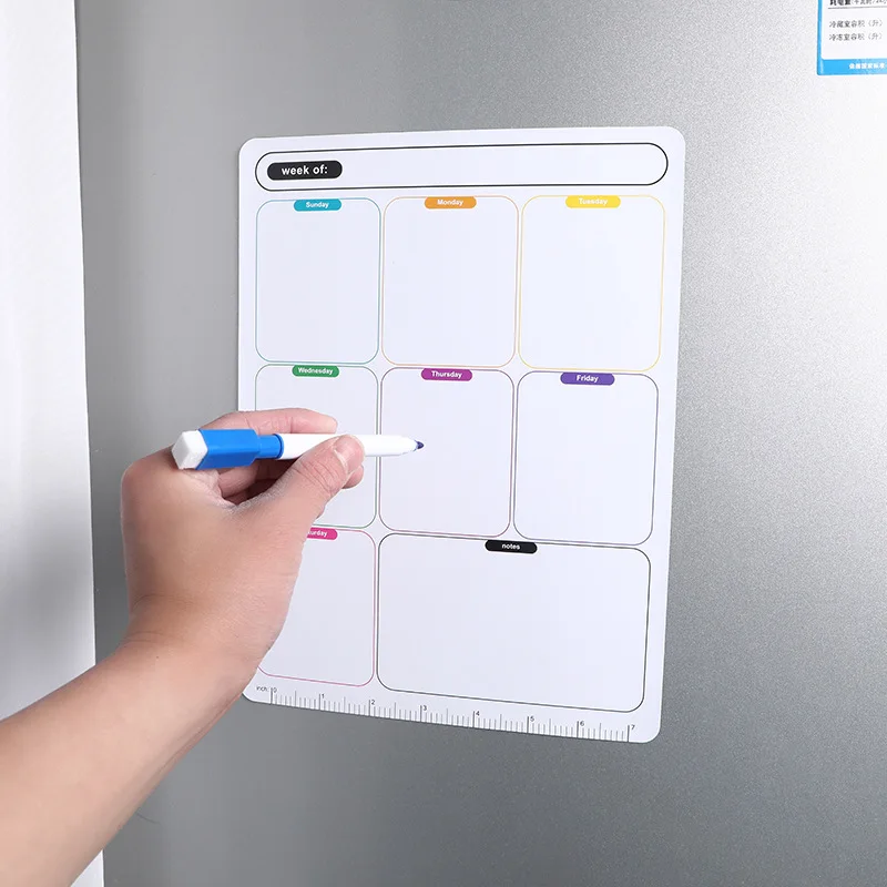 Dry Erase Magnetic Calendar - Reusable Monthly Planner Set​ - Image 4