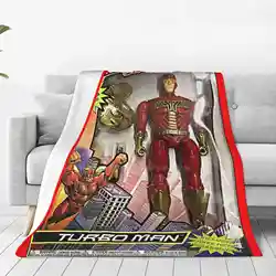 Man Of Turbo Air Conditioning Soft Blanket Turbo Man Action Figures Classic Comics Funny Christmas Humor Jingle All The Way