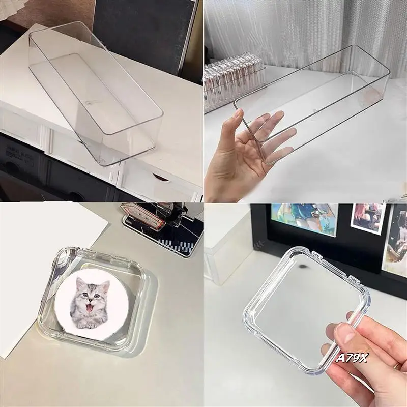 

3 Set Large Capacity Acrylic Bracelet Organization Box Practical Bangle Jewelry Display Case Small