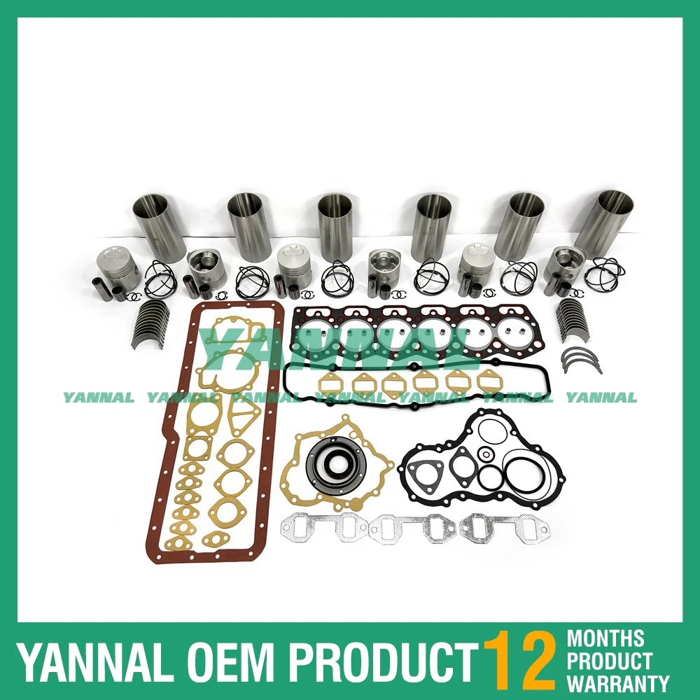 

6DR5 Cylinder Liner Kit With Gasket Set Bearing For Mitsubishi Engine Spare Parts