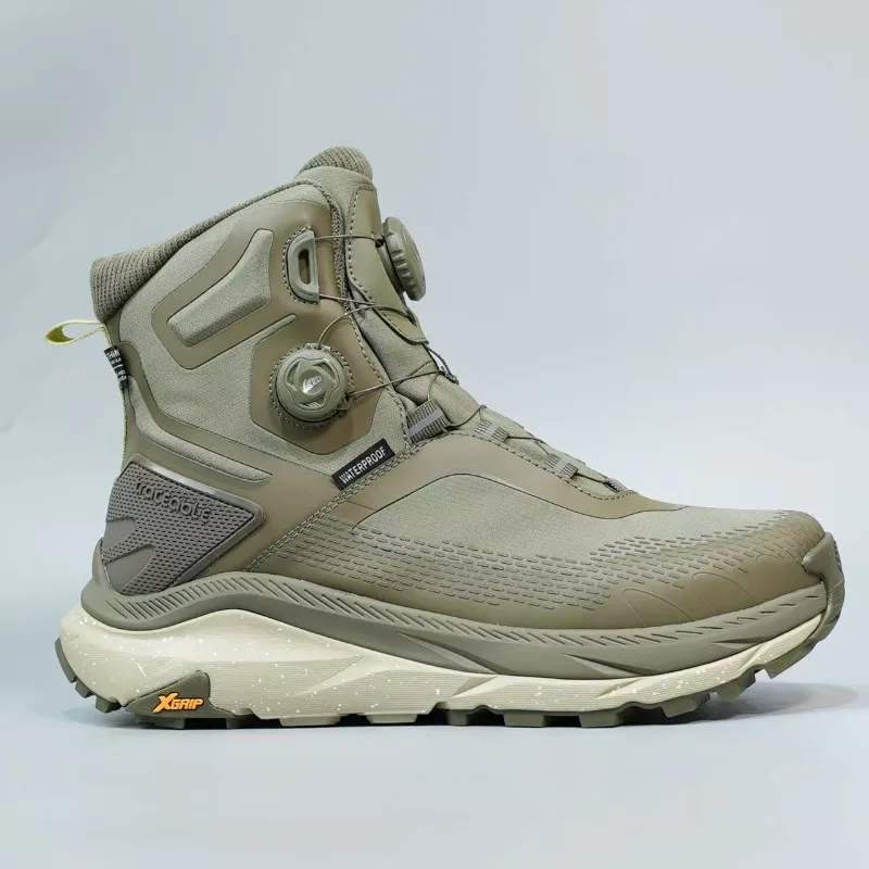 Original Brand Designer Quick Lacing Outdoor Hiking Shoe Autumn/Winter Mountaineering Boots Top Quality Wearable Climbing Shoe