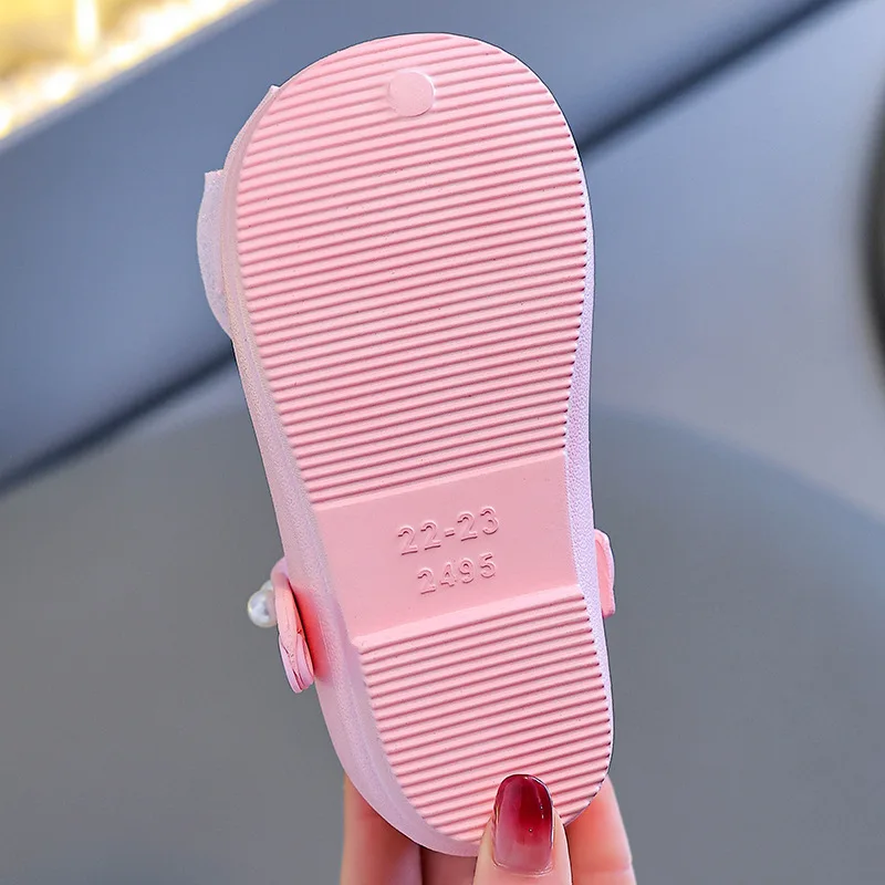 2026 Baby Mädchen Freizeitschuhe Kinder EVA-Schuhe mit Schleife Süße Niedliche Modische Prinzessinnen-Kinderschuhe für Hochzeitskleider und Partys Weiche Ballerinas – Detail 19