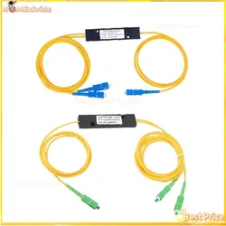 SC APC/UPC 1X2 FBT Fiber Optical Cable Cord Sleeve SC/UPC  Taper Type Splitter Computer Singlemode