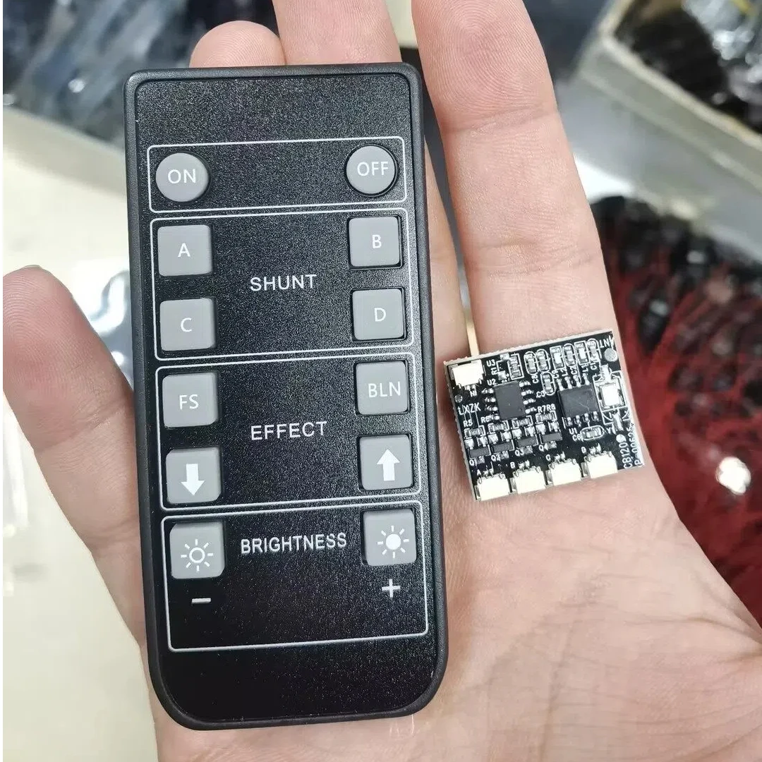 USB LED Light Shunt Module With Wireless Remote Control, Extra Lighting Accessories For MOC Building Blocks