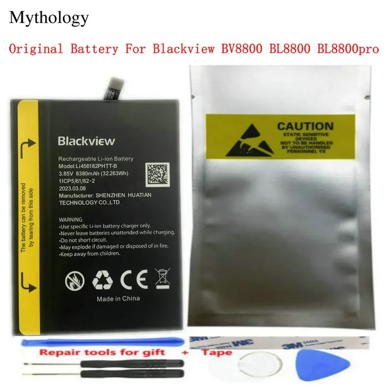 

For Blackview BL8800 Pro BV8800 Battery BL8800 Original Bateria 8380mAh Mobile Phone Repair Parts