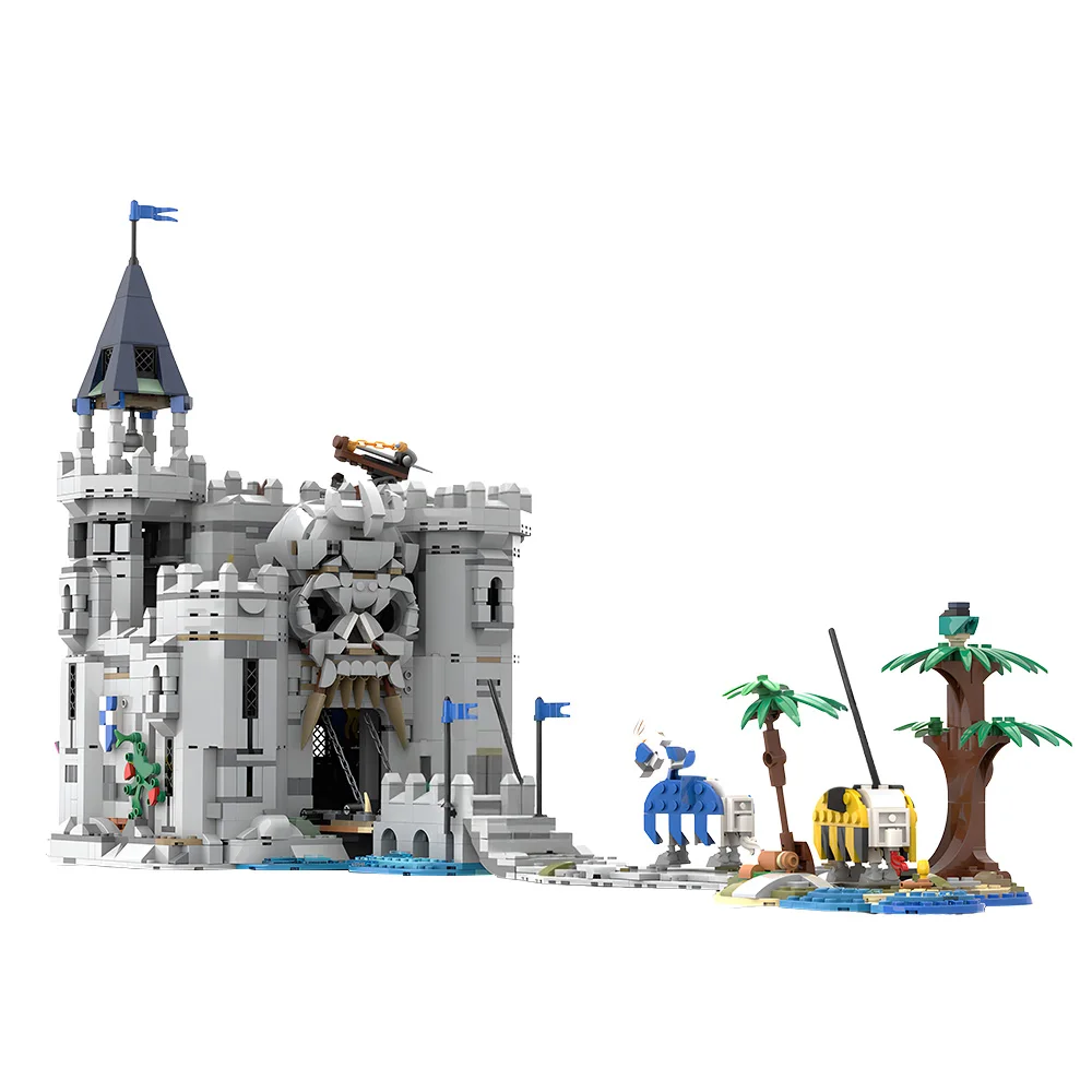 

Конструктор Gobricks MOC-244703 Замок Грейскулл (2x 31168 + 2x 31171) — игрушка-подарок