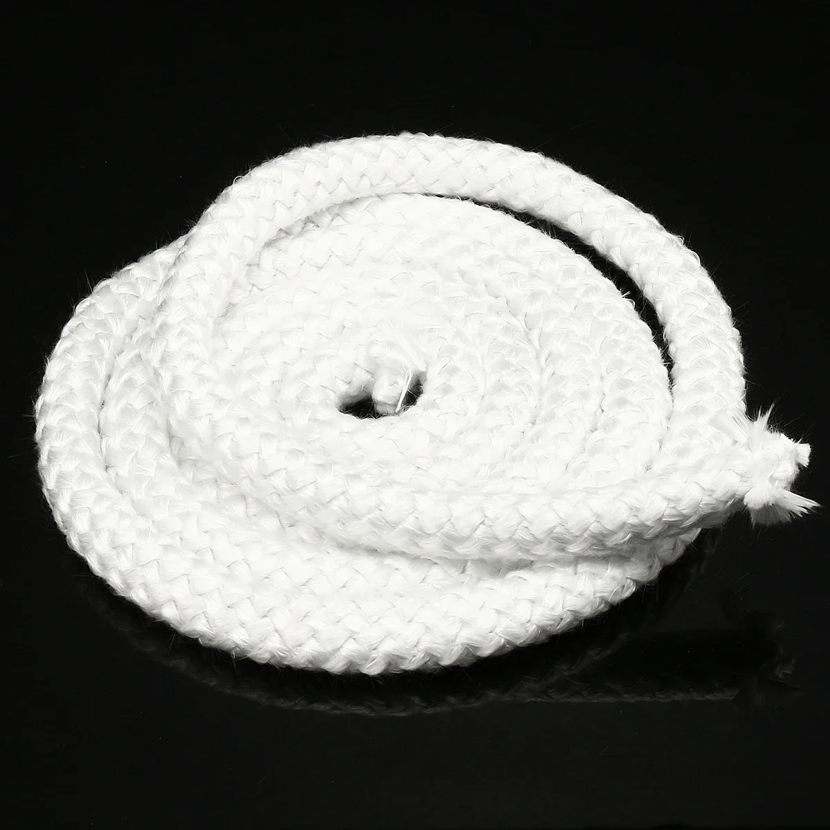 2m White Wood Stove Heater Door Seal Gasket Rope High Density Fibreglass Rope For Domestic Commercial Heaters Ovens 9.5mm