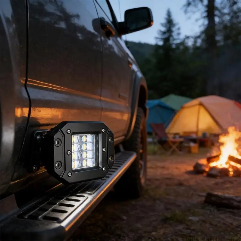 J0MA 5 Inch LED Work Light For SUV Outdoor Use Providing 50 000 Hours Operation