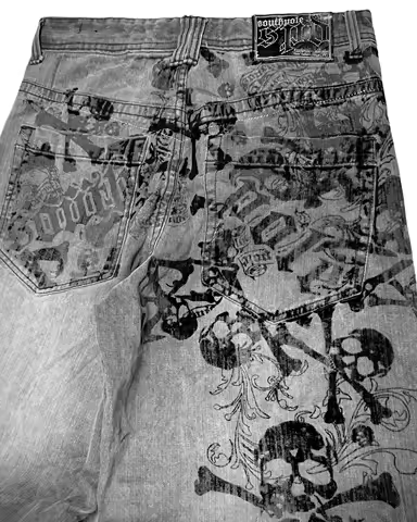 Street Fashion Hip Hop Goth Print Loose Jeans Women Harajuku Y2K Casual Oversized Couple Wide-leg Pants Punk Joker Unisex Jeans