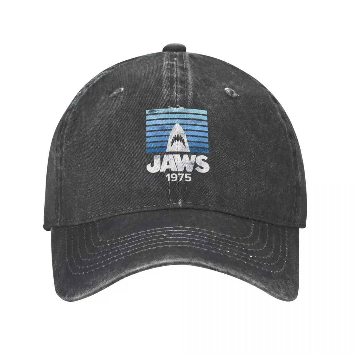 Jaws Movie 1975 Shark High Qualiy Denim Washed Baseball Cap For Women Sport Womens Snapback Caps Hip Hop Sunscreen Hat