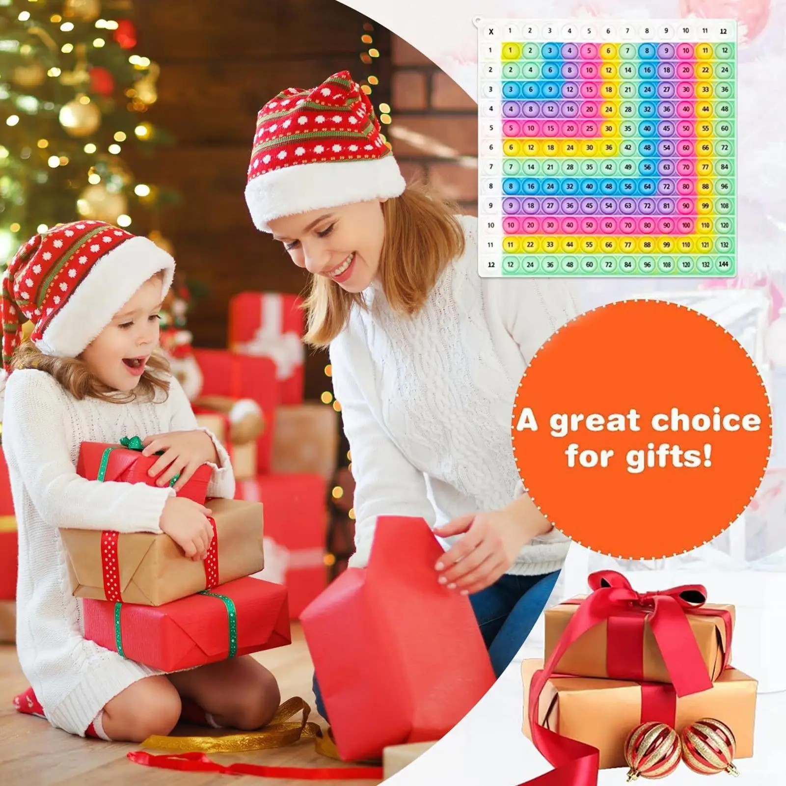 곱셈 연습 수학 게임 실리콘 무지개 수학 테이블 게임 학생 수학 교육 장난감 문구 선물