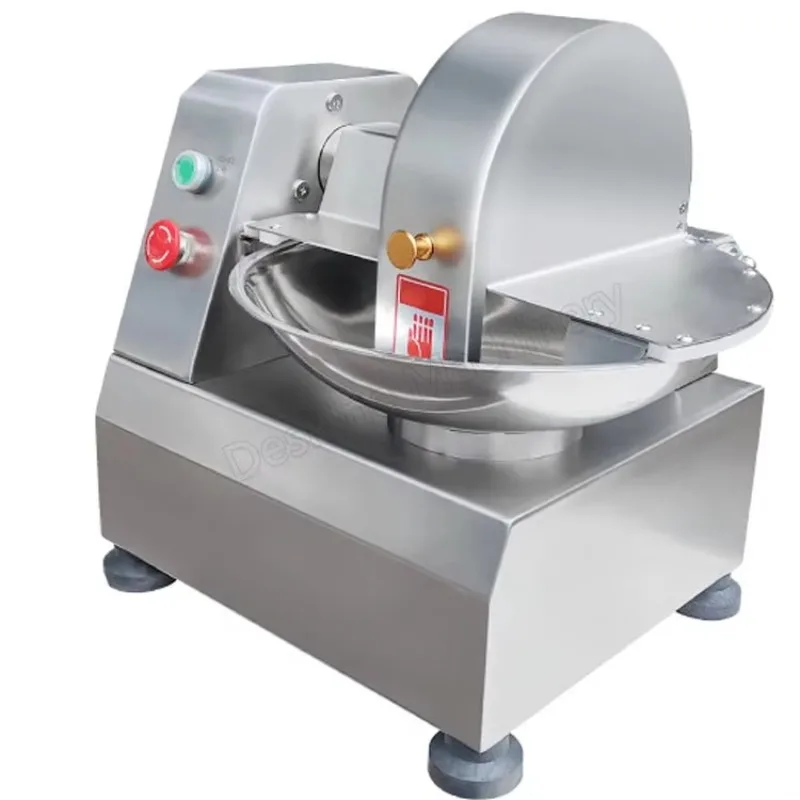Automatic electric vacuum meat bowl cutter, food chopper, vegetable mixer