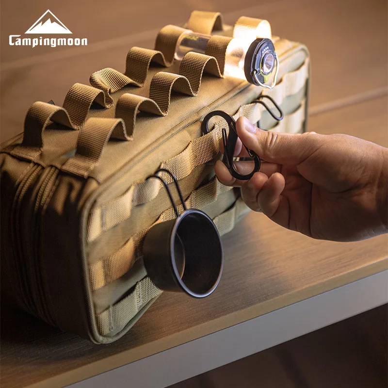 

CAMPINGMOON BG-30 Утолщенная водонепроницаемая сумка для кемпинга, двухслойная многофункциональная тактическая сумка для хранения вещей