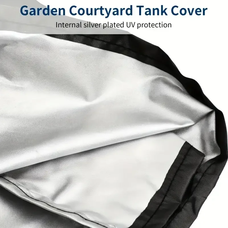 IBC Tank Cover Tarpaulin For 1000L Water Tank Durable IBC Cover Waterproof Dustproof UV-Resistant Oxford Fabric