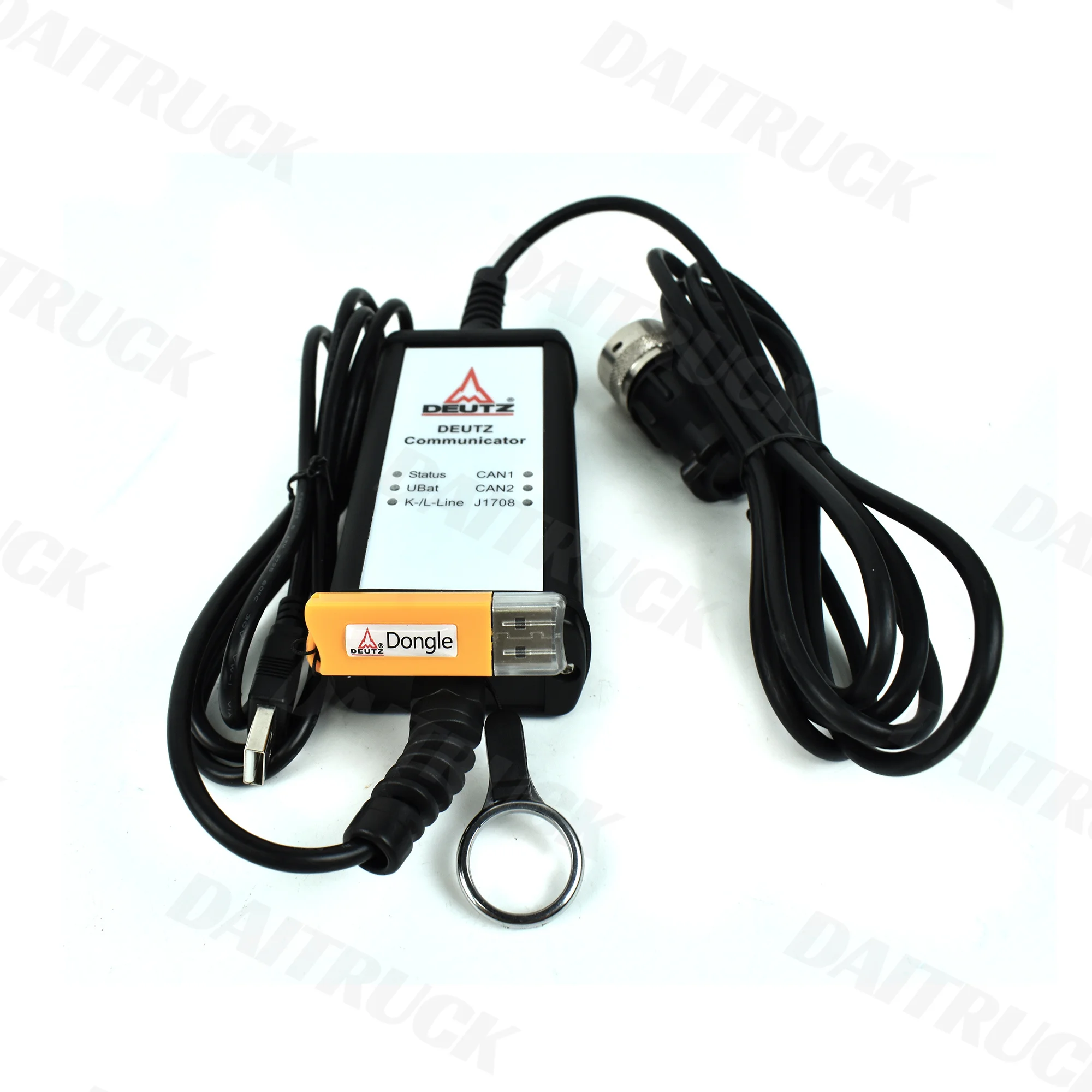 For Deutz Sergy 2010 Deutz DECOM + USB Dongle EMR4 6 Diagnose Kit Engine Communicator Truck For Deutz Diagnostic Tool