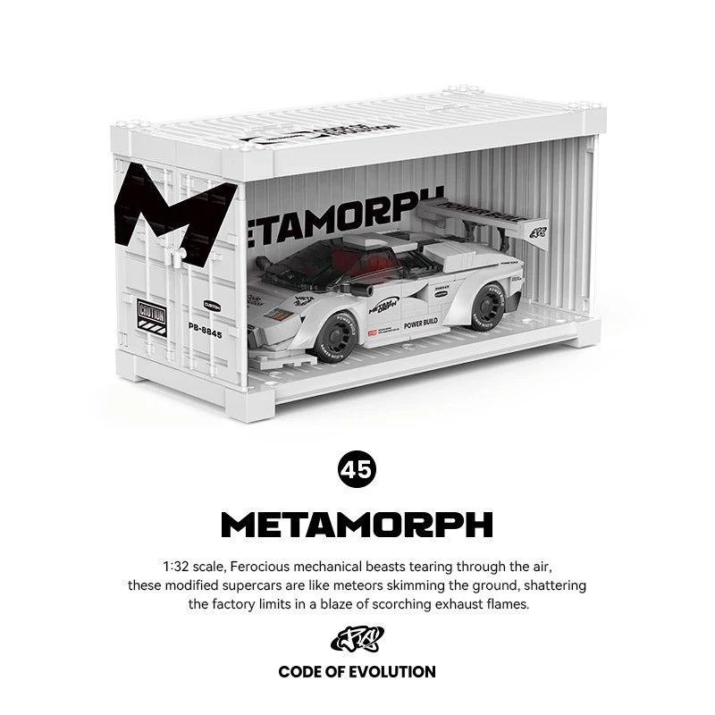 Klocki Konstrukcyjne Klasyczny Model Sportowego Samochodu Zestaw do Składania Dekoracja Ozdoba Zabawka Dla Nastolatków Mężczyzn Miłośników Samochodów Dekoracja Biurka Prezent Urodzinowy