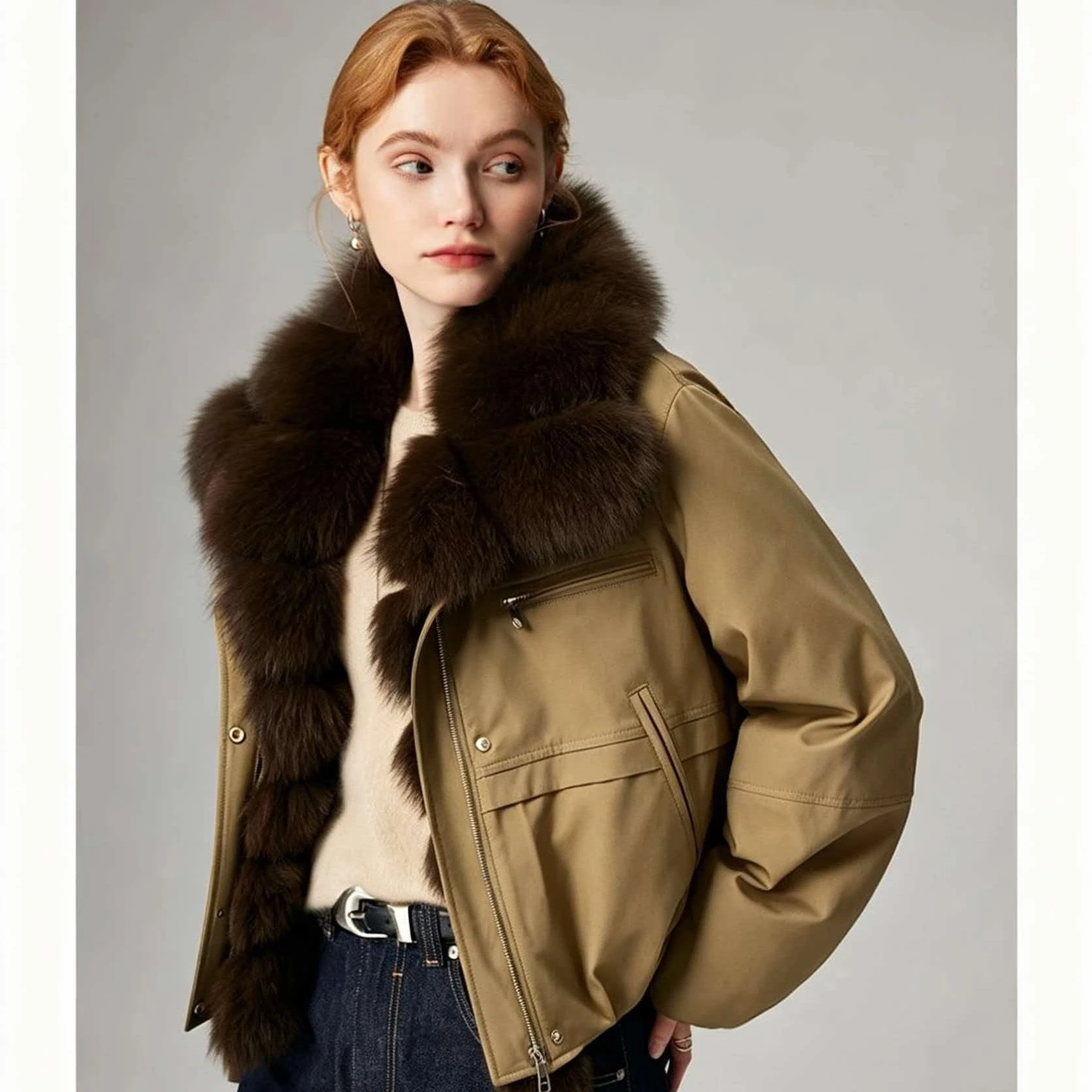 Winter New Korean Edition Women's Short Coat Classic Young and Elegant Cotton Coat Versatile Fashion Cotton Coat Winter Jacket