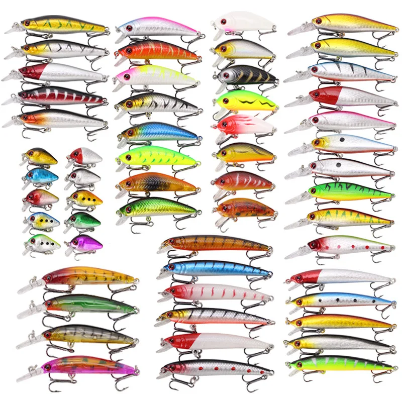 set-di-esche-artificiali-in-plastica-da-56-64-84-pezzi-set-di-esche-dure-miste-tipo-minnow-attrezzatura-da-pesca