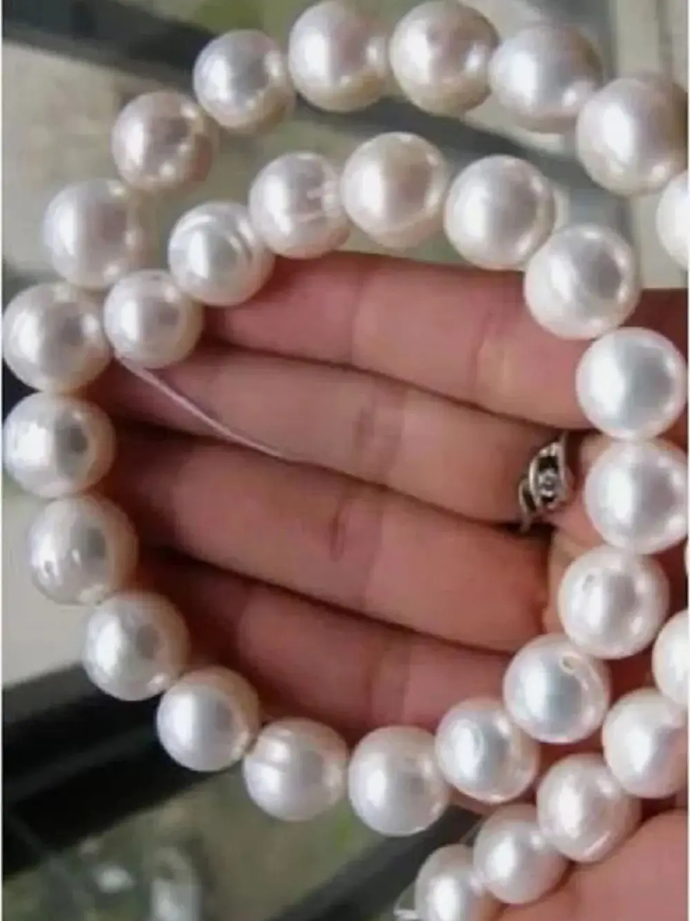 

18-дюймовое жемчужное ожерелье 11-12 мм, модные украшения AAA, натуральный AKOYA, белый КРУГЛЫЙ, 925S, бесплатная доставка