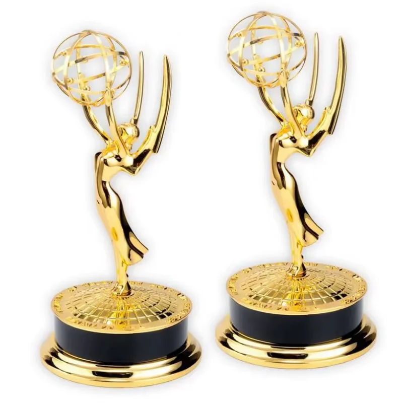 

1pc1:1 Metal Emmy Trophy Academy Award Of Merit Ome Decor Figure Sculpture Award Of Merit Christmas Gift Alloy Figure Sculpture