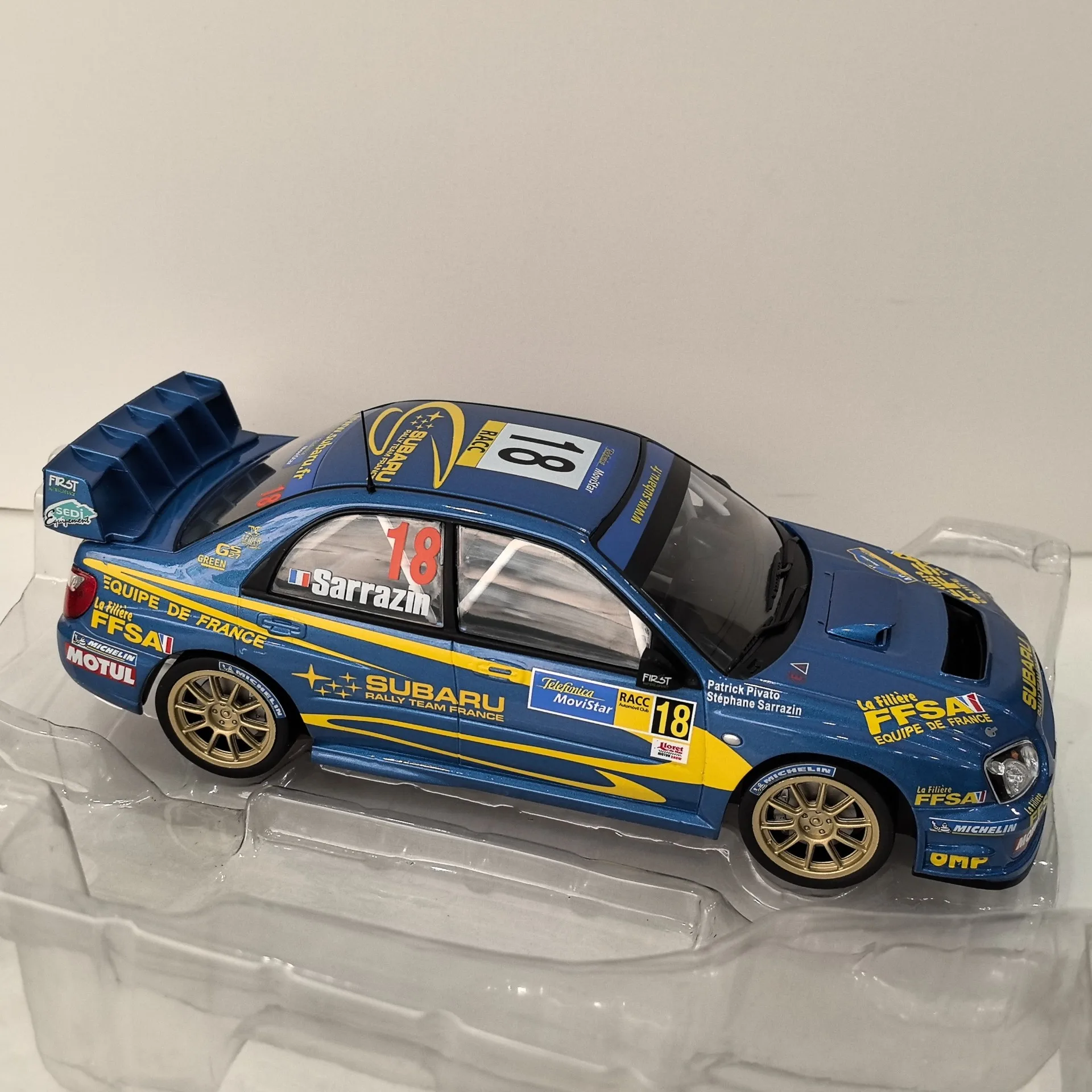 دييكاست IXO 1:18 مقياس سوبارو امبريزا S9 WRC سبيكة سيارة نموذج تحصيل لعبة هدية تذكارية عرض حلية #3