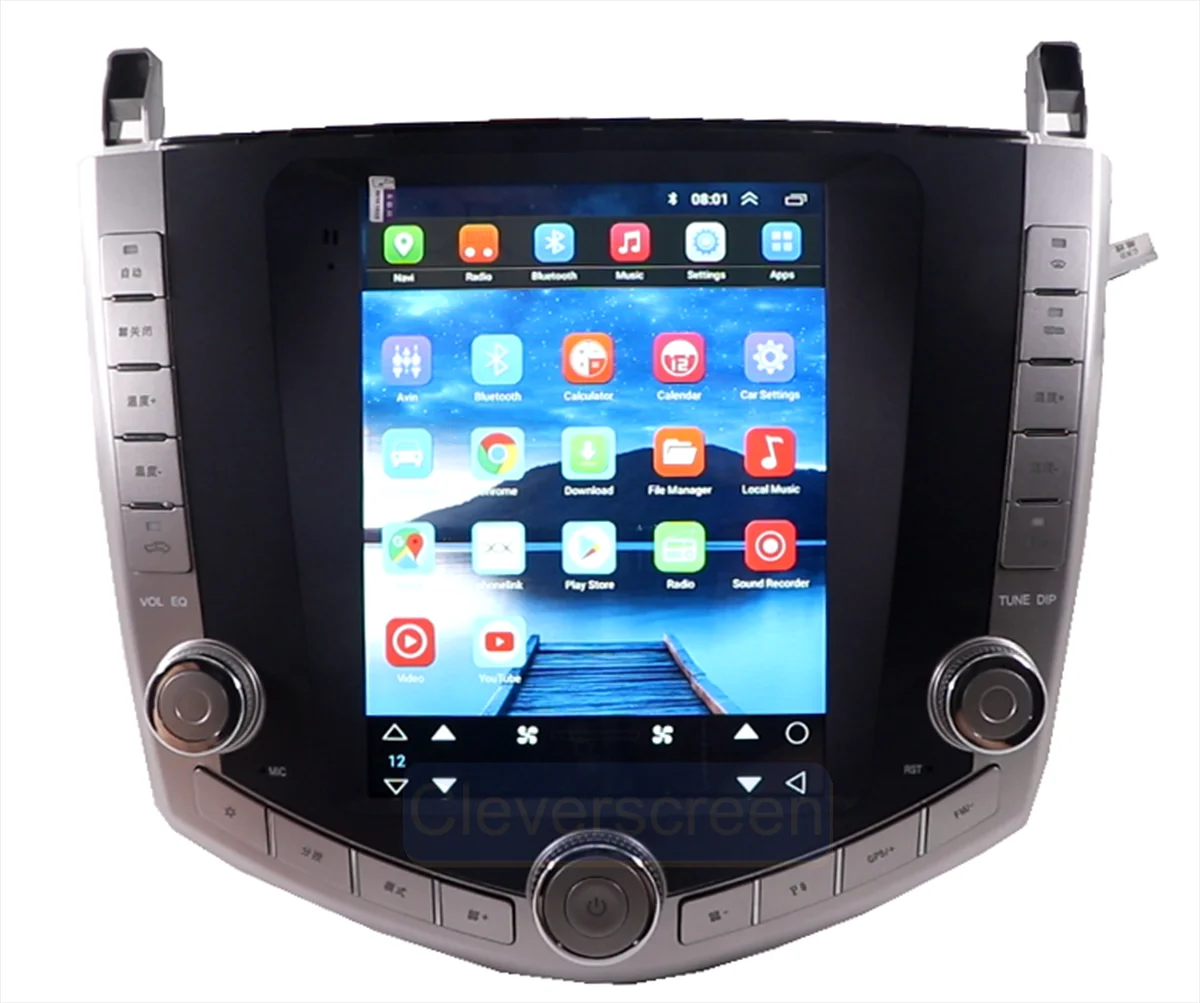 Vertikaler 9,7-Zoll-Touchscreen für Android, Auto, Elektronik, Autoradio, Stereo, Auto-DVD-Player mit Auto-Navigation für BYD S6