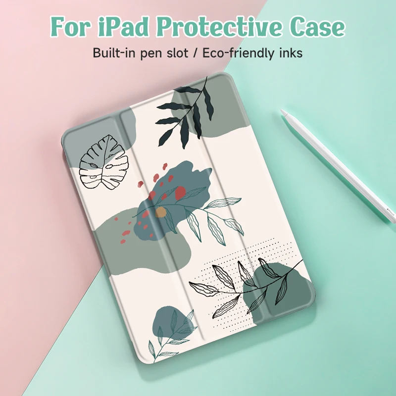Spaceman Case For iPad 9th/ 8th/ 7th Generation 10.2 inch Case,For MiNi 4/5/6 Cover,with Pencil Holder,Auto Wake/Sleep Cover
