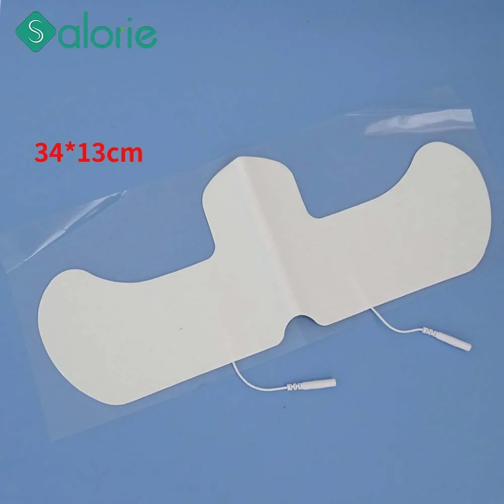 TENS Unit Replacement Pads, Electrodes for TENS Massager Stickers Digital Massage Machine Reusable TENS Pads (2mm Connector) ﻿