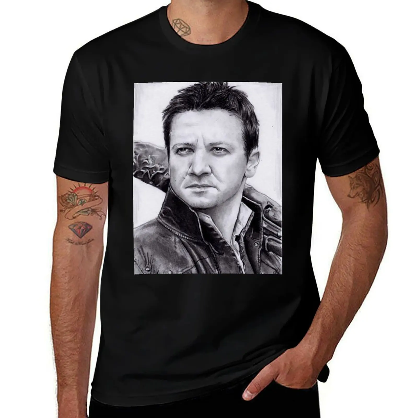 Jeremy Renner - Hansel and Gretel T-Shirt UV Sun Protection Tee Shirt T-Shirt