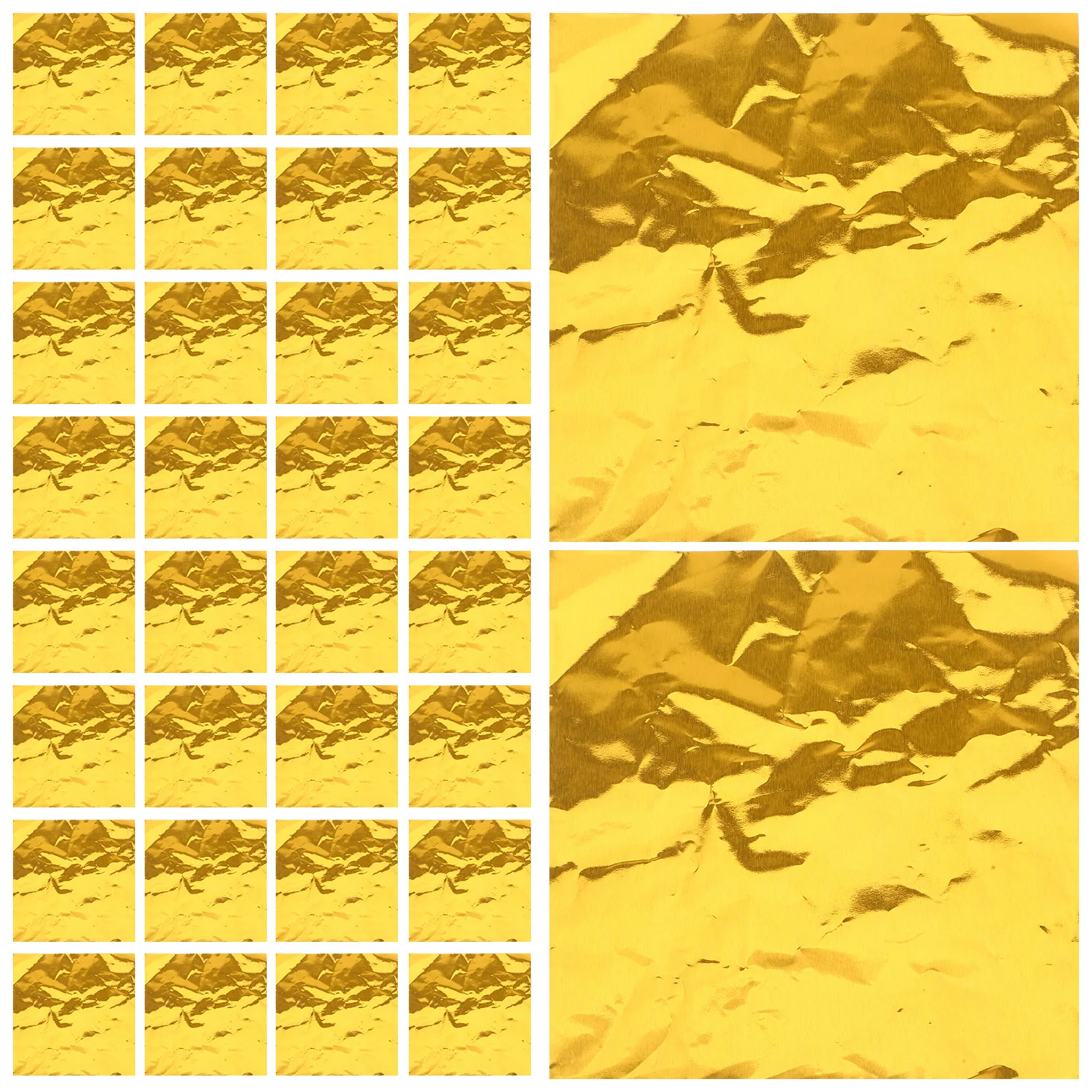 100pcs Aluminum Foil Candy Wrapping Paper For Chocolate Caramel Homemade Candy Packaging Foil Sheets Baking Decoration Tool view 2