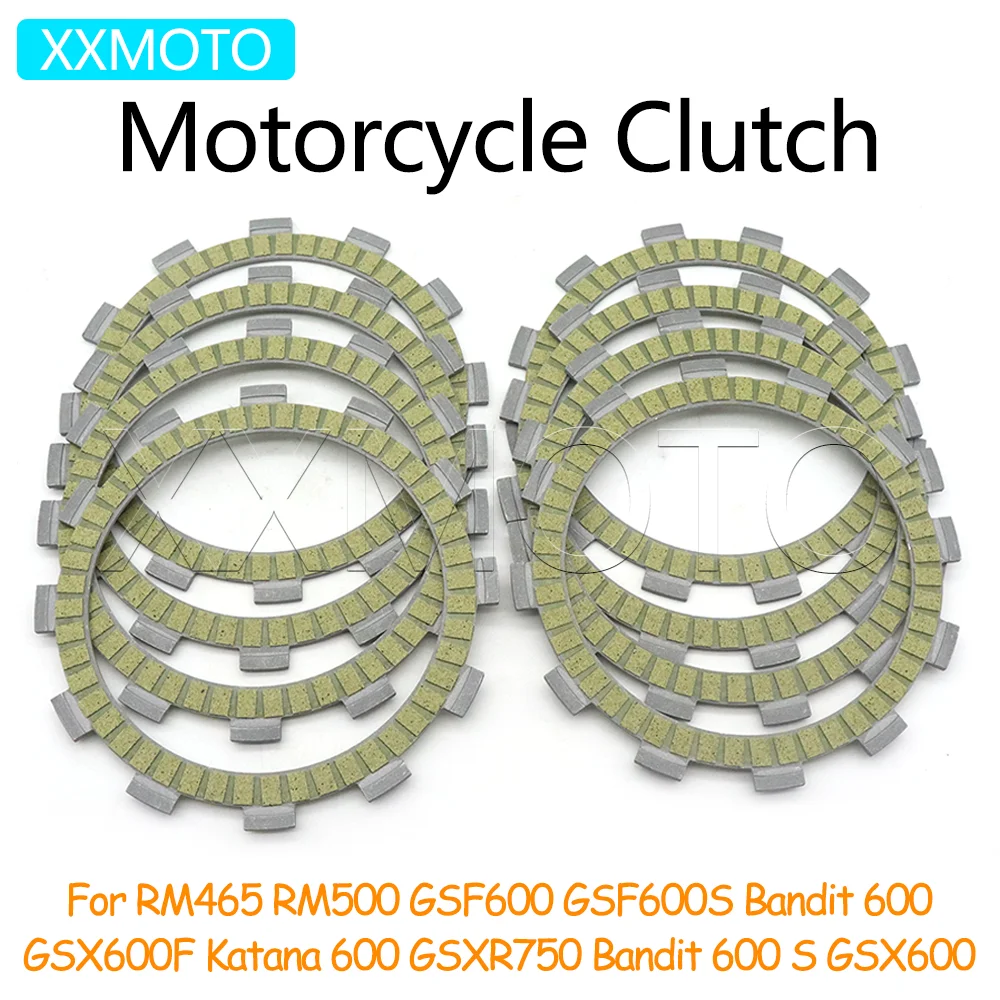 

For SUZUKI GSF600 GSF600S GSF 600S Bandit 600 S GSX 600 600F GSXR750 RM465 RM500 Vintage Motorcycle Clutch Plates Friction Disc