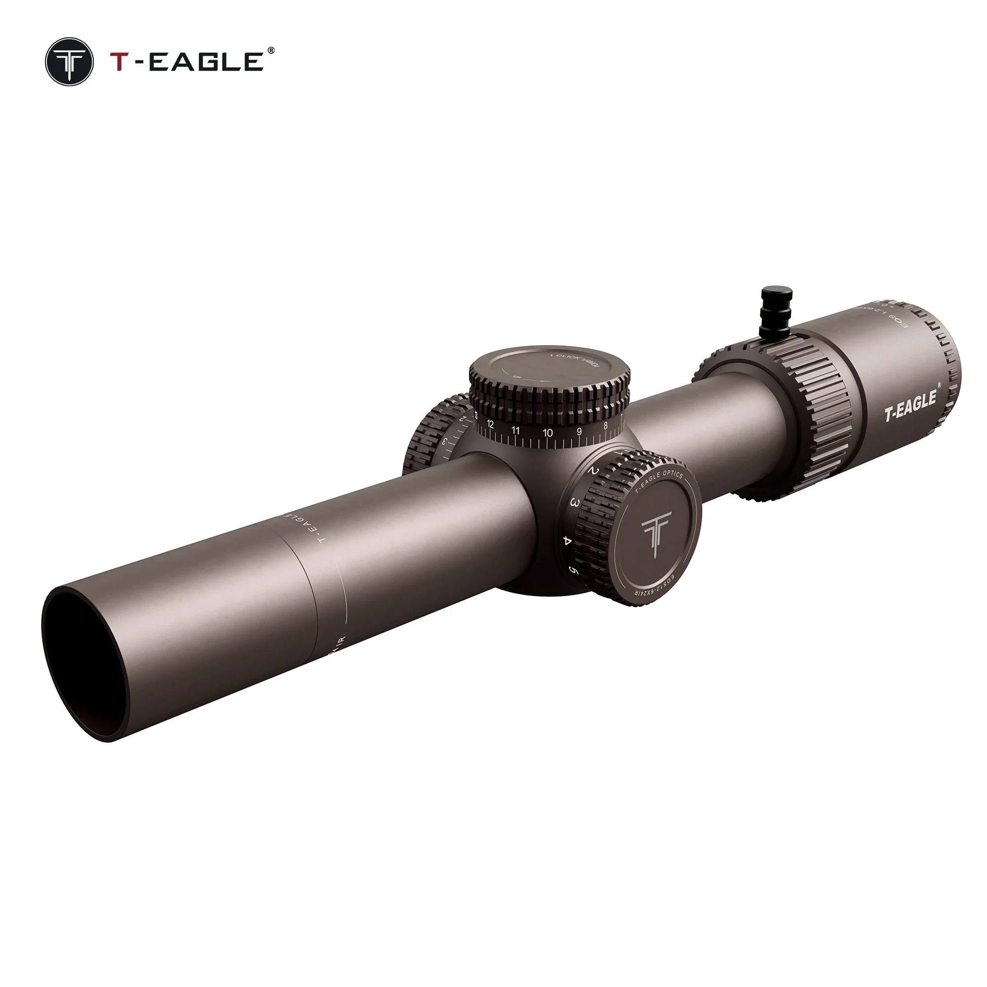 T-EAGLE EOS 1.2-6 X24 IR التكتيكية Riflescope نطاق الإكتشاف لبندقية الصيد البصرية ميزاء مسدس هواء البصر الضوء الأحمر الأخضر