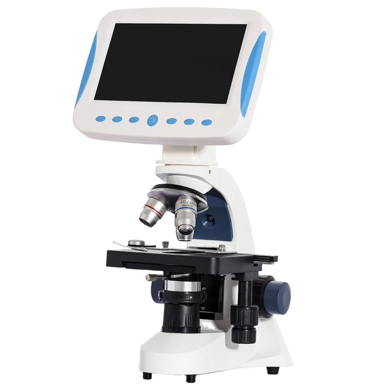 Laboratory Compound Biological BL-2208 Binocular microscopio Optical Microscope With 7 Inch LCD Screen