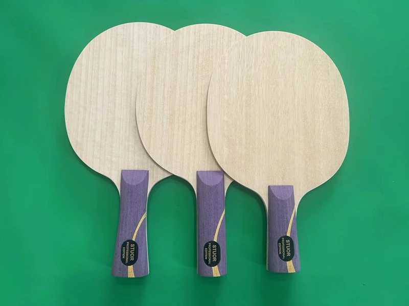 Stuor Sa 7-lagiges Carbon-Innen-Tischtennisschläger, Tischtennisschläger, Ping-Pong-Paddel, Kohlefaser, integriertes AUS + ANGEBOT – Detail 1